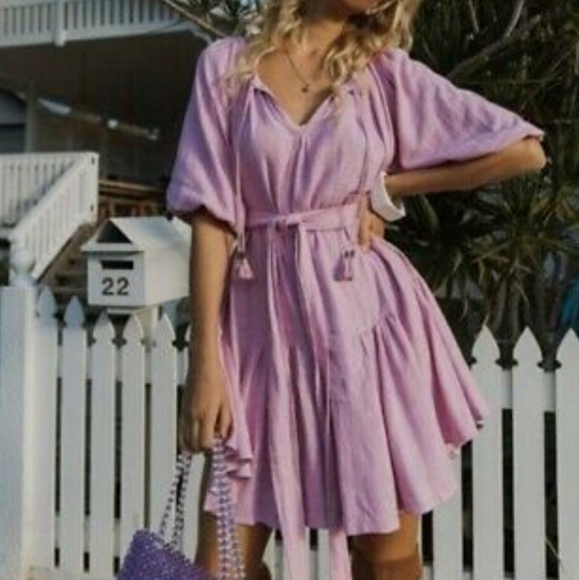 NWT Spell Bella Smock Mini Dress Size XS - Picture 2 of 4